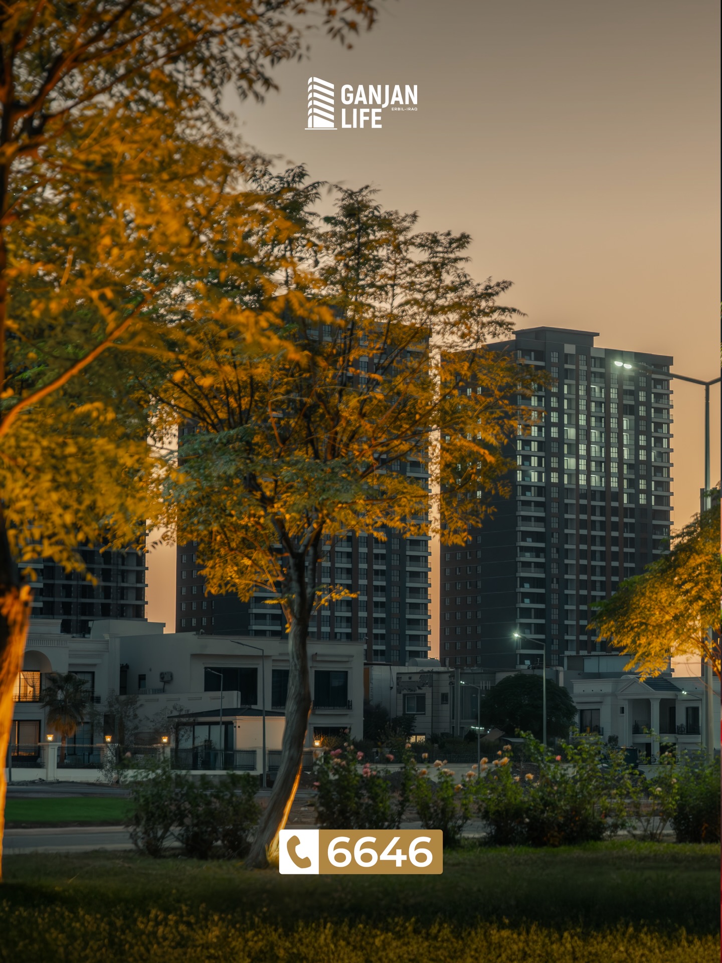 شوقەکانی گەنجان لایف – هەولێر 🏡
ژیانێکی تەواو لە دڵی شەقامی ١٥٠ مەتری، لەناو گەنجان سيتى، گەورەترین پڕۆژەی نیشتەجێبوونی تەواوکراو لەسەر ئاستی عێراق.
ئەم دەرفەتە لەدەست مەدە، پەیوەندی بکە و ئەمڕۆ شوقەکەت حجز بکە.
شقق كنجان لايف – أربيل 🏡
حياة متكاملة في قلب شارع 150م، ضمن مدينة كنجان السكنية، أكبر مشروع سكني مُنجز في العراق.
لا تفوّت الفرصة، خابر وإحجز شقتك اليوم.
Direct Number: 6646 ☎️
WhatsApp: +964 750 333 6646
📍Sales Center | مركز المبيعات | بنكەی فرۆشتن
Erbil, Ganjan City, 150m Road
#ماڵی_خۆتە #بيتك_هذا